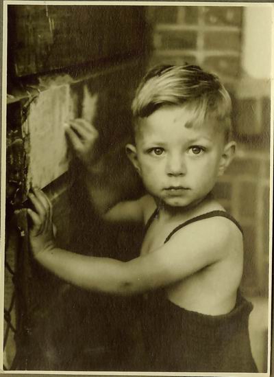 Walter Logeman aged 3